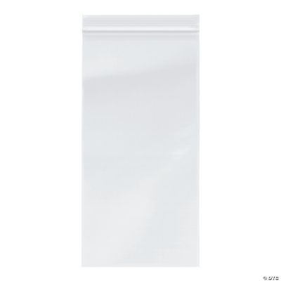 Plymor Wiederverschließbare Plastiktüten – 7,6 X 11,4 Cm, 2 Mm Dick, 100 Stück, Transparent