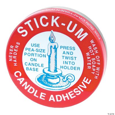 Adhésif Pour Bougies Fox Run Stickum - 2 Onces - Fixation Bougies Droites