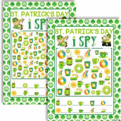 St. Patrick’s Day Geburtstagseinladungen – 20 Karten 12,7x17,8 Cm Mit Regenbogen & Kleeblatt-Design, Inkl. Umschläge