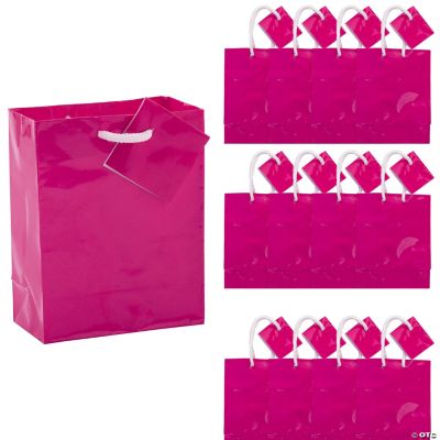 Paper Gift Bags Pink Bow Little Miss 32cm*27cm -1 pc main image 1