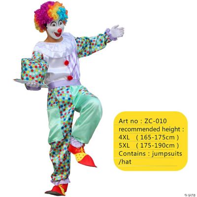 World Factory Halloween Adult Funny Circus Clown Naughty Costumes For