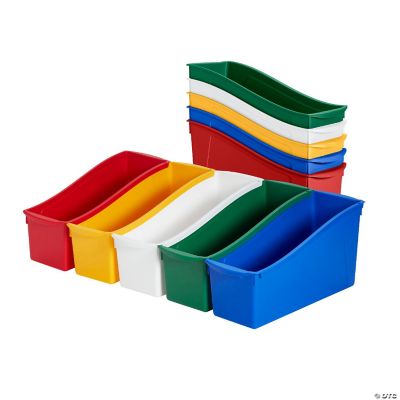 ECR4Kids Linking Book Bin, Assorted, 10-Piece | Oriental Trading