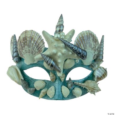 Mermaid Masquerade Costume Mask Aqua Oriental Trading