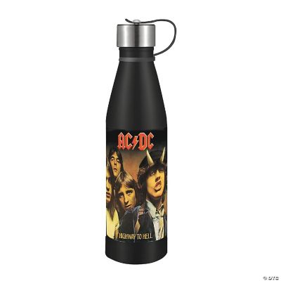 AC/DC Highway To Hell 17 oz Stainless Steel Pin Bottle | Oriental Trading