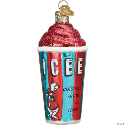 Old World Christmas Icee Blown Glass Holiday Ornament