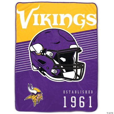 Minnesota Vikings NFL Team Classic Plaid Throw 50x60
