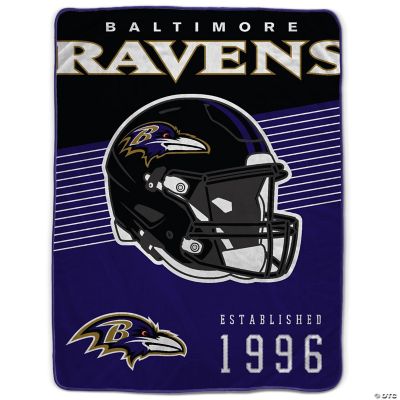 Baltimore Ravens NFL Team Vintage Helmet Cozy Throw 50x60 main image 0