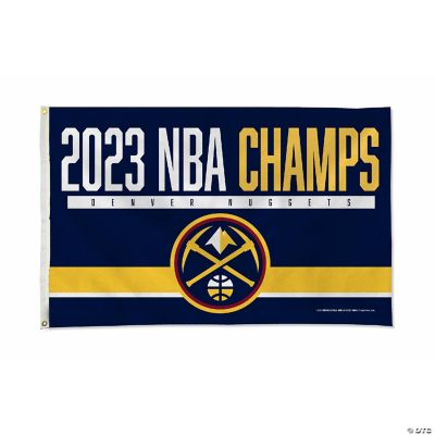 Rico Industries NBA Basketball Denver Nuggets 2023 NBA Champions 3' x 5' Banner Flag Single