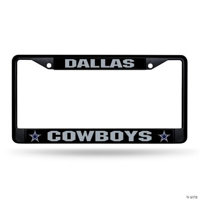 Rico Industries Nfl Football Dallas Cowboys Primary Black Chrome Frame 