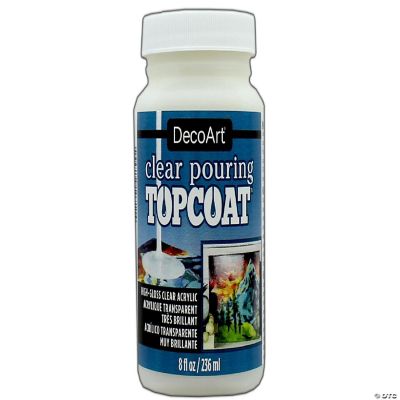 Decoart Clear Pouring Topcoat 8oz Oriental Trading