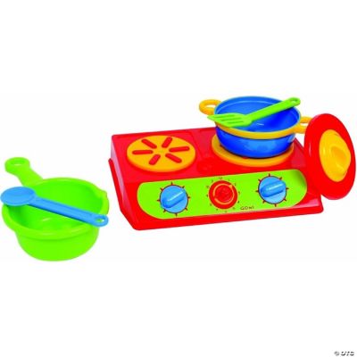 Gowi Toys 6 pc.Double Cooktop Set