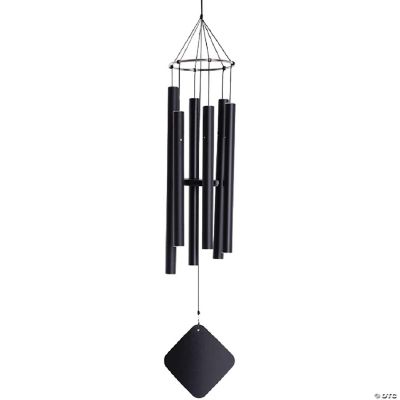 Music Of The Spheres Aquarian Sopran Windspiel – 127 Cm, Schwarz, Aus Aluminium & Edelstahl