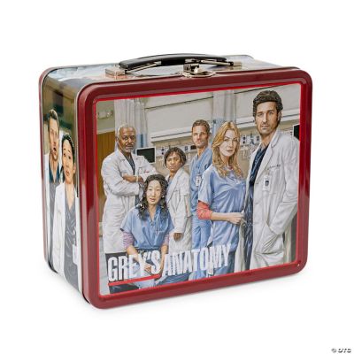 Grey's Anatomy Cast Metal Tin Lunch Box Tote 8 x 7 x 4 Inches ...