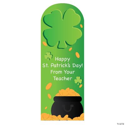 Creative Shapes Etc. - "From Your Teacher" Bookmarks - St Patrick's Day ...