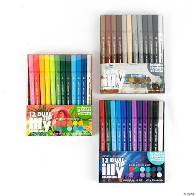 Art 101 Dual Tip Illy Markers 36Pack Oriental Trading