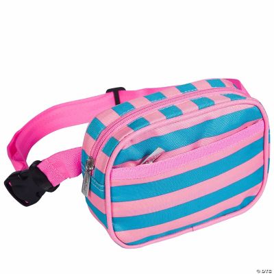 Pink Stripes Fanny Pack | Oriental Trading