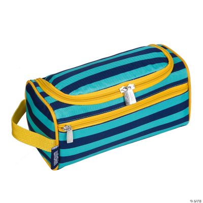 Blue - Handcrafted Fabric Toiletry Bags (Set of 3) 25