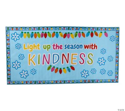 Light Up the Season with Kindness Bulletin Board Set – 10 Sheets ...