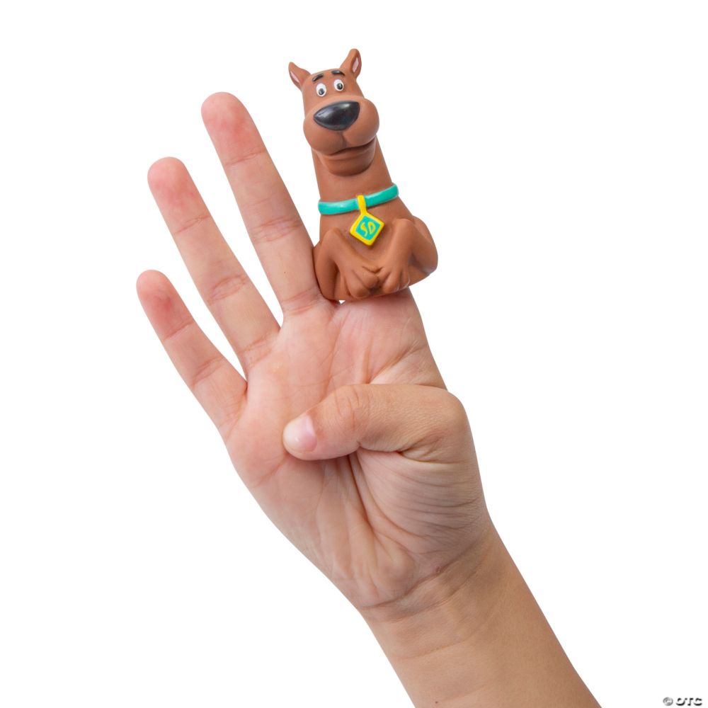 2 1/2" Scooby-Doo!(TM) Character Plastic Finger Puppets - 12 Pc. Brown
