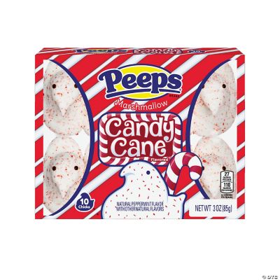 6 1/2" x 5 1/4" Peeps ® Candy Cane Marshmallow Chicks 6 Pc.