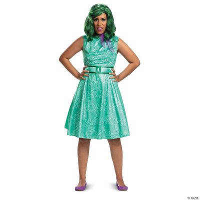 Women’s Classic Disney/Pixar Inside Out Green Disgust Costume Oriental  Trading