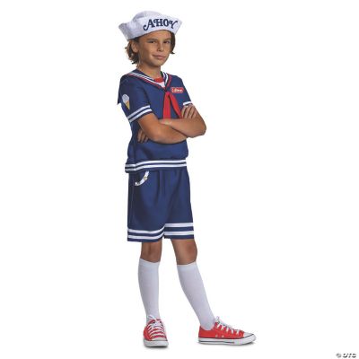 Tween Classic Stranger Things™ Steve Scoops Ahoy Costume Oriental Trading