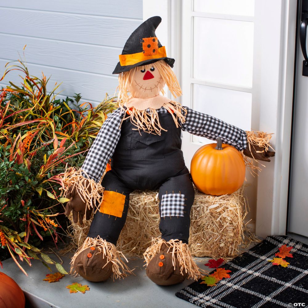 Harvest-Themed Male Stuff-A-Scarecrow Decorating Kit - 3 Pc.