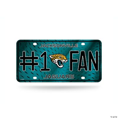 NFL Jacksonville Jaguars License Plate Oriental Trading