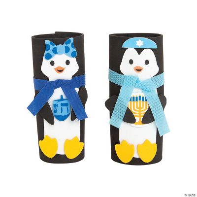 Penguin Craft Roll Hanukkah Craft Kit - Makes 12 - Less Than Perfect ...