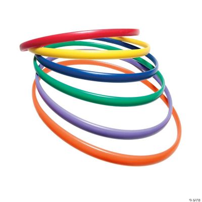 Sportime UltraHoops, 36 Inches, Multiple Colors, Set of 6 | Oriental ...