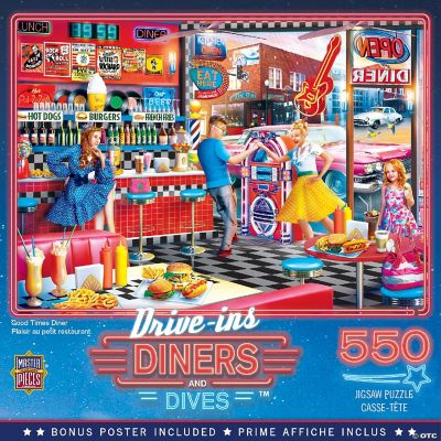 MasterPieces Drive-Ins, Diners & Dives - Good Times Diner 550 Piece ...
