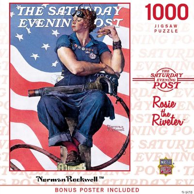 Puzzle Eurographics 1000 Pezzi, Rosie The Riveter Di Miller, Cartone Riciclato, Formato 49,9x67,6 Cm, Per Tutta La Famiglia - 4
