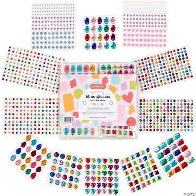 Incraftables Rhinestone Stickers 1150 pcs. Best Self Adhesive