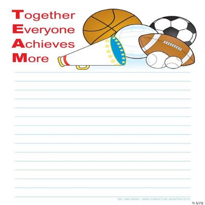 Creative Shapes Etc. - Large Notepad - Team