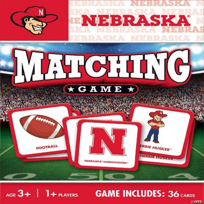 Licensed NCAA Nebraska Cornhuskers Matching Game for Kids and Families ...