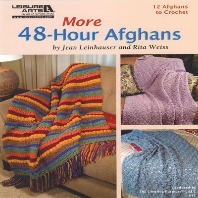 Leisure Arts More 48 Hour Afghans Crochet Bk | Oriental Trading