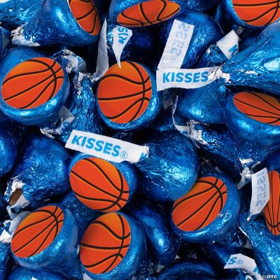 Basketball Candy Party Favors Hershey's Kisses Milk Chocolate (100 Pcs
