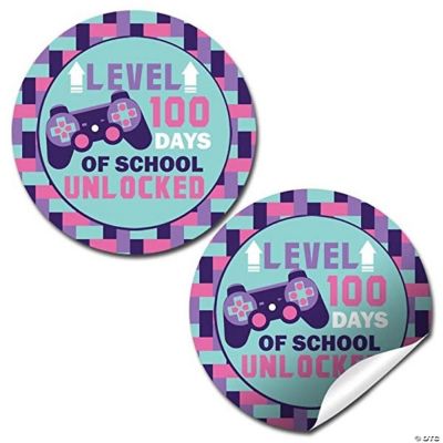 AmandaCreation Level Up Gamer Girl Stickers 40pcs. | Oriental Trading