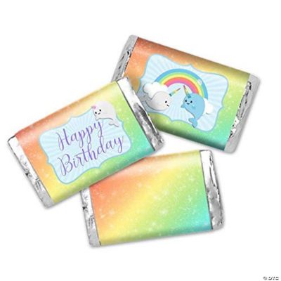 AmandaCreation Under The Sea Rainbow Mini Candybar Wrappers 45pcs ...