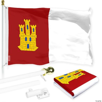 Durabol Spanien Flagge - 120x180 Cm, Satin, Mit Stocktunnel - Perfekt Für Fussballfans, Party & Dekoration