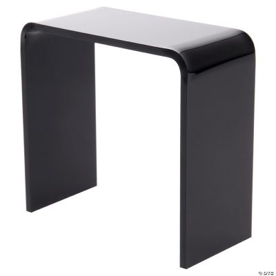 Plymor Black Acrylic Vertical Rectangular Display Riser, 3