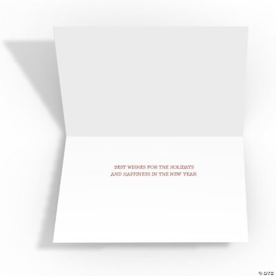 Stonehouse Collection Snowman Family Real Estate Holiday Card, 18