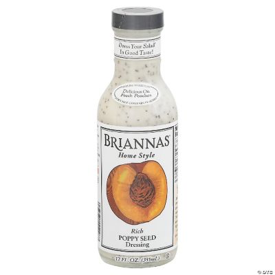 Brianna's Salad Dressing Poppy Seed 12 fl oz (Pack of 6) Oriental Trading