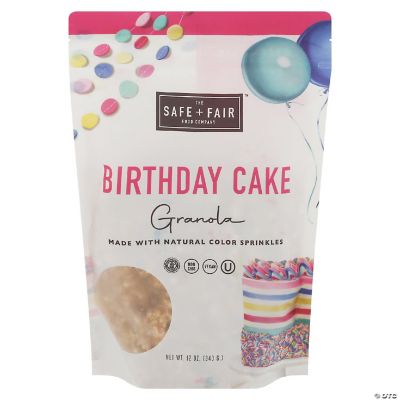 The Safe And Fair Food Co Granola Birthday Cake 12 oz (Pack of 6