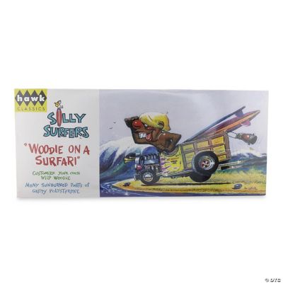 Hawk Classics Silly Surfers Plastic Model Kit Woodie On A Surfari