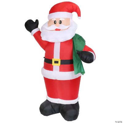 6.4ft Inflatable Christmas Giant Santa Claus Blow up Light IPX4