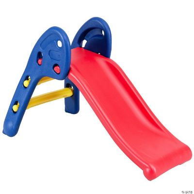 2 Step Children Folding Slide Plastic Fun Toy Updown For Kids Indoor
