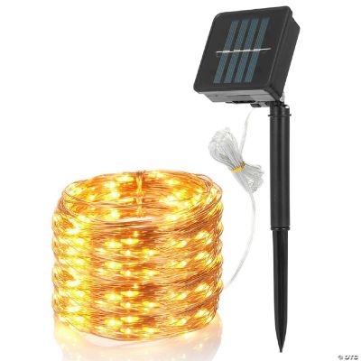 100 LEDs Solar String Lights Outdoor IP65 Waterproof Copper Wire String