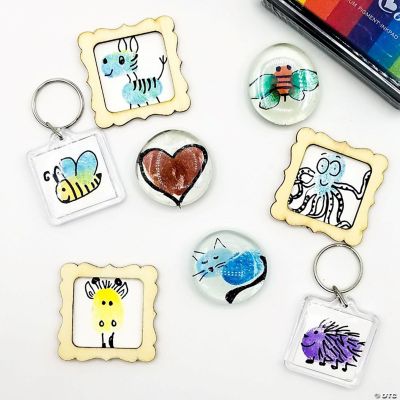 Ink and Trinket Kids DIY Finger Print Art Craft Kit Oriental Trading