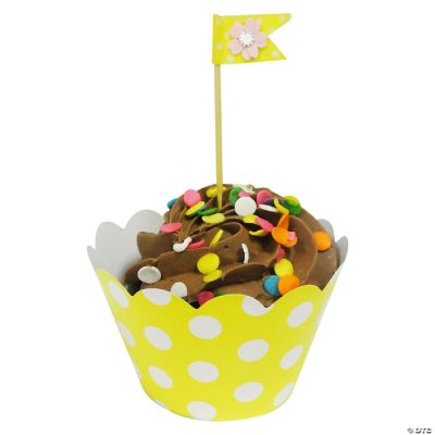 Bakehope Orange Standard Baking Cups, Cute Polka Dots - View #5